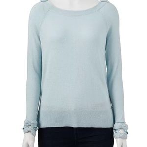Lauren Conrad Bow Sleeve Sweater